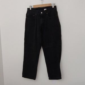 Levi's 550 Jeans Men's Size *33 x 28 Black Husky Relaxed Fit Made In USA Pre-own